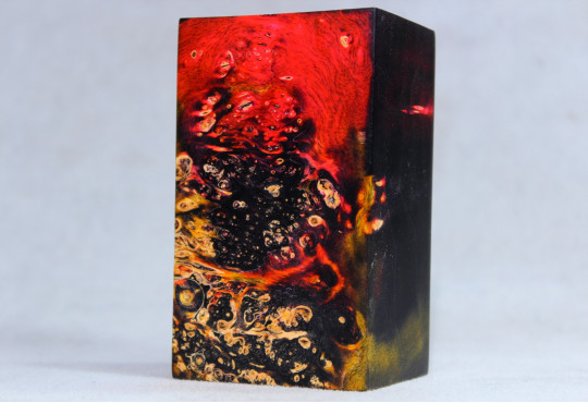 Stabilized Maple Burl Wood Mod Block